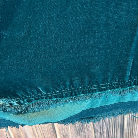 Sundance Teal Velvet Blouse - Picture 4 of 11